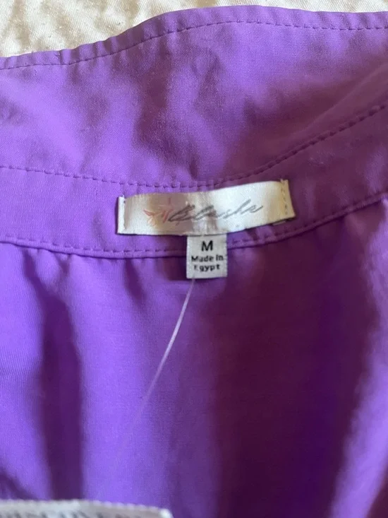 Wilfred Bright Purple Sleeveless Collared Dress - Picture 2 of 3